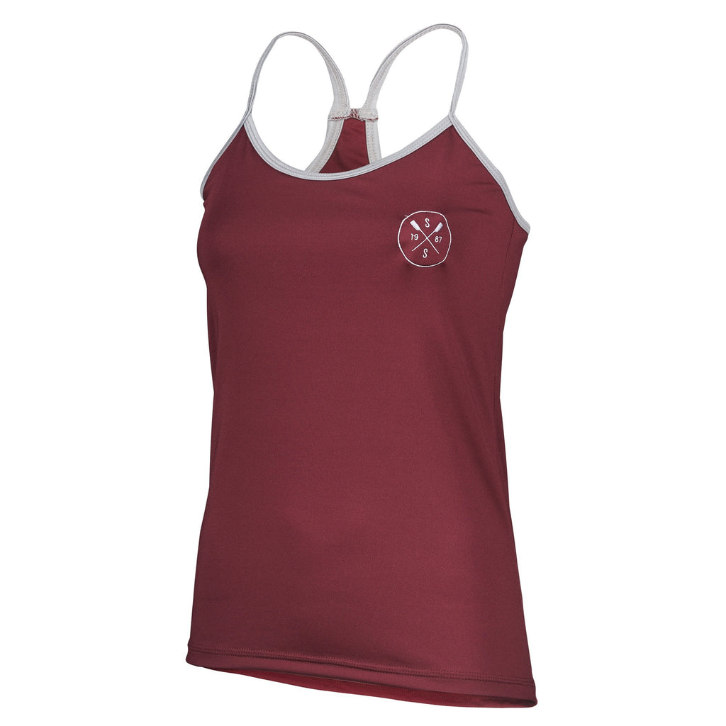 Sassy Strap Tank (Maroon)