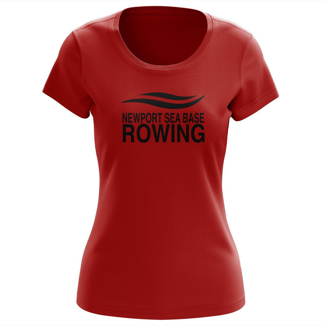 100% Cotton Newport Sea Base Rowing Women's Team Spirit T-Shirt
