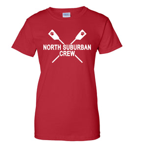 100% Cotton North Suburban Crew Women's Team Spirit T-Shirt