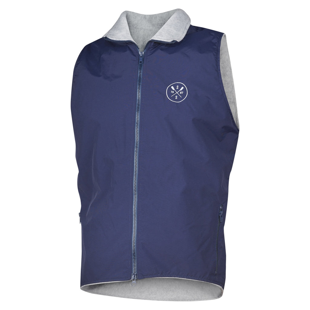 SxS Nylon Fleece Vest (Navy)