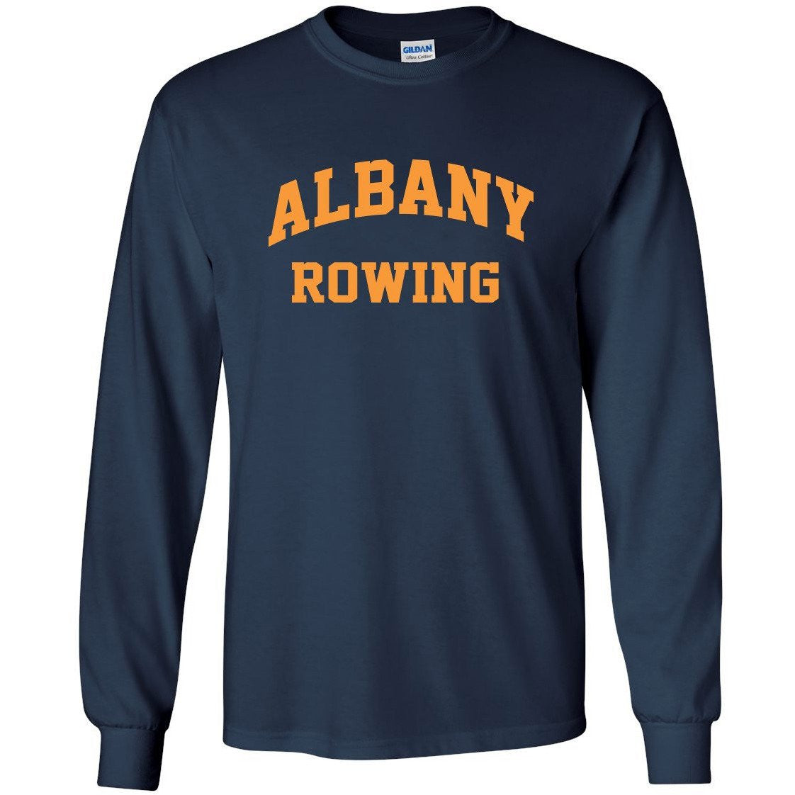 Custom Albany Rowing Center Long Sleeve Cotton T-Shirt
