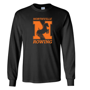 Custom Northville Long Sleeve Cotton T-Shirt