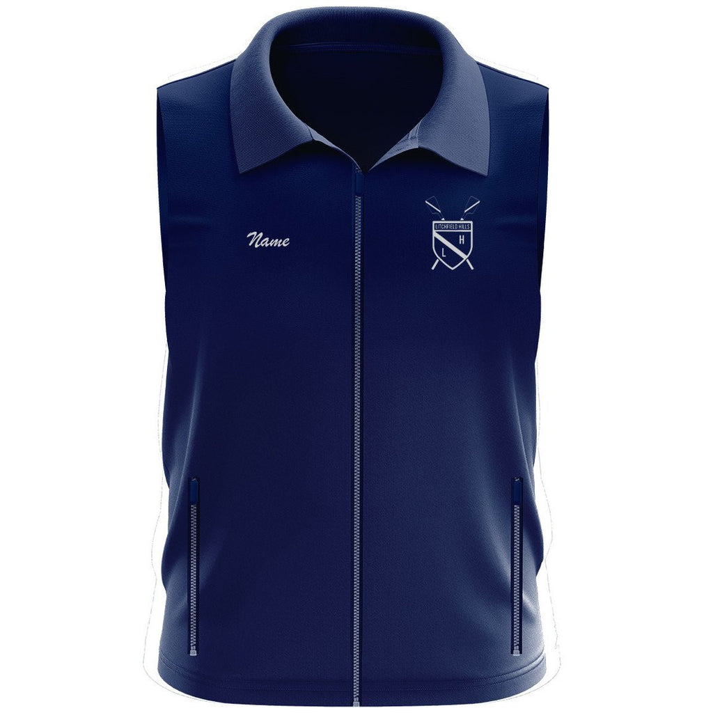 Litchfield Hills Rowing Club Team Nylon/Fleece Vest