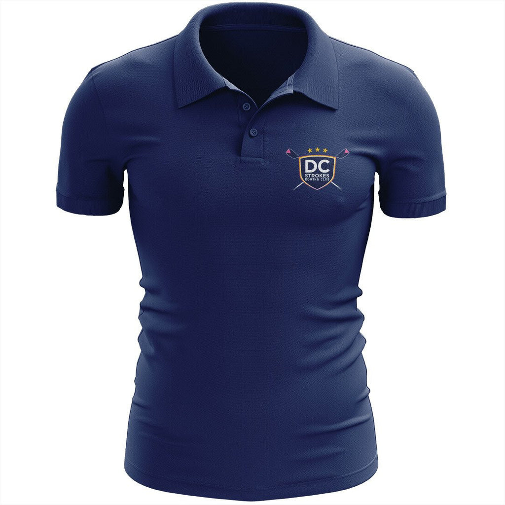 DC Strokes Rowing Club Embroidered Performance Men's Polo