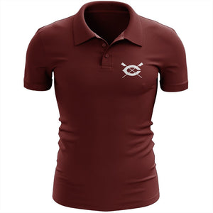University of Chicago Crew Embroidered Performance Men's Polo