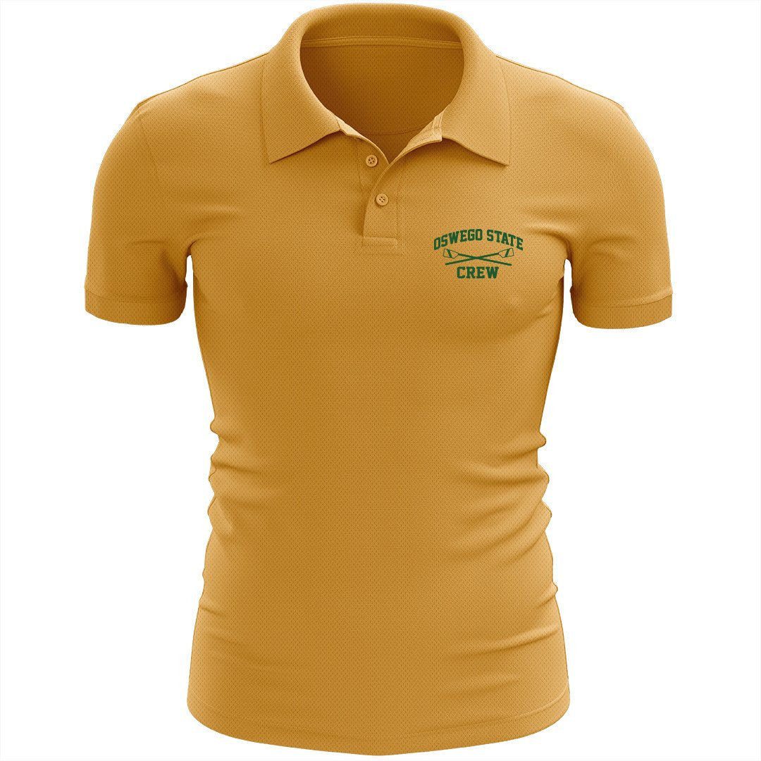 Oswego State Crew Embroidered Performance Men's Polo