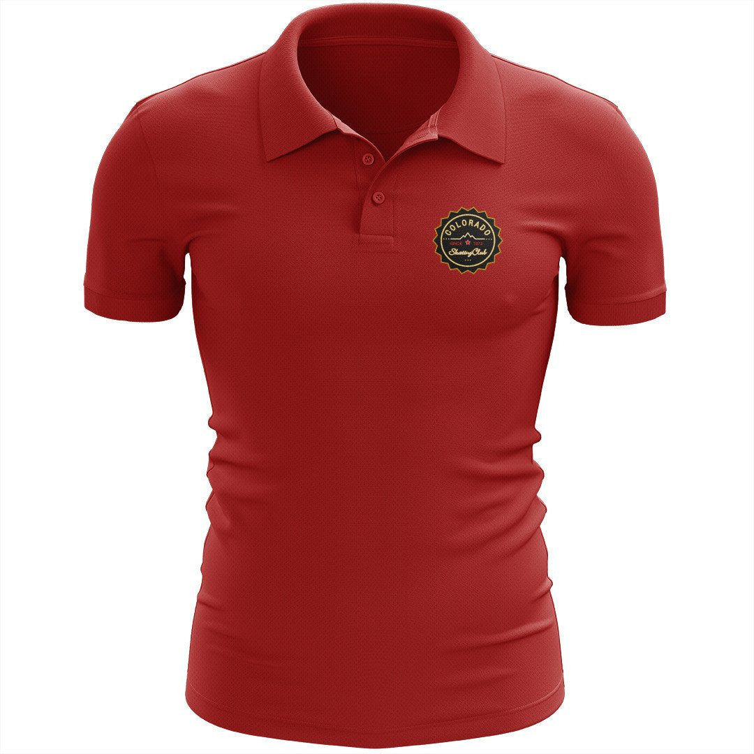 Colorado Skating Club Embroidered Performance Men's Polo