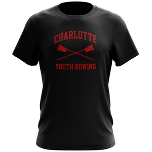 100% Cotton Charlotte Youth Rowing Club Men's Team Spirit T-Shirt