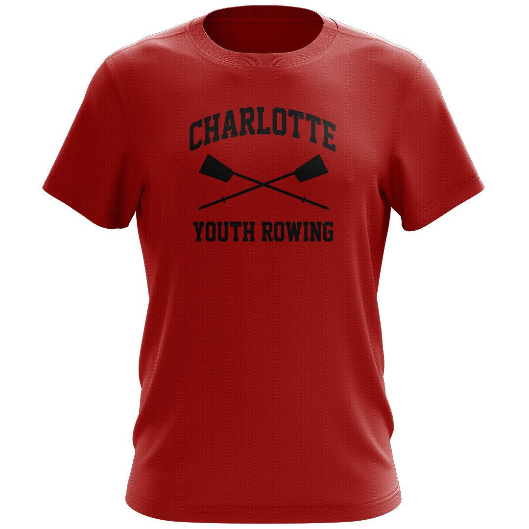 Charlotte Youth Rowing Club Men's Drytex Performance T-Shirt