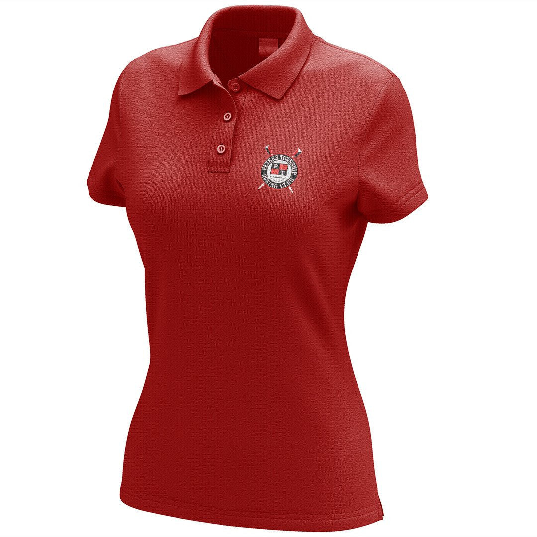 Peters Township Rowing Club Embroidered Performance Ladies Polo