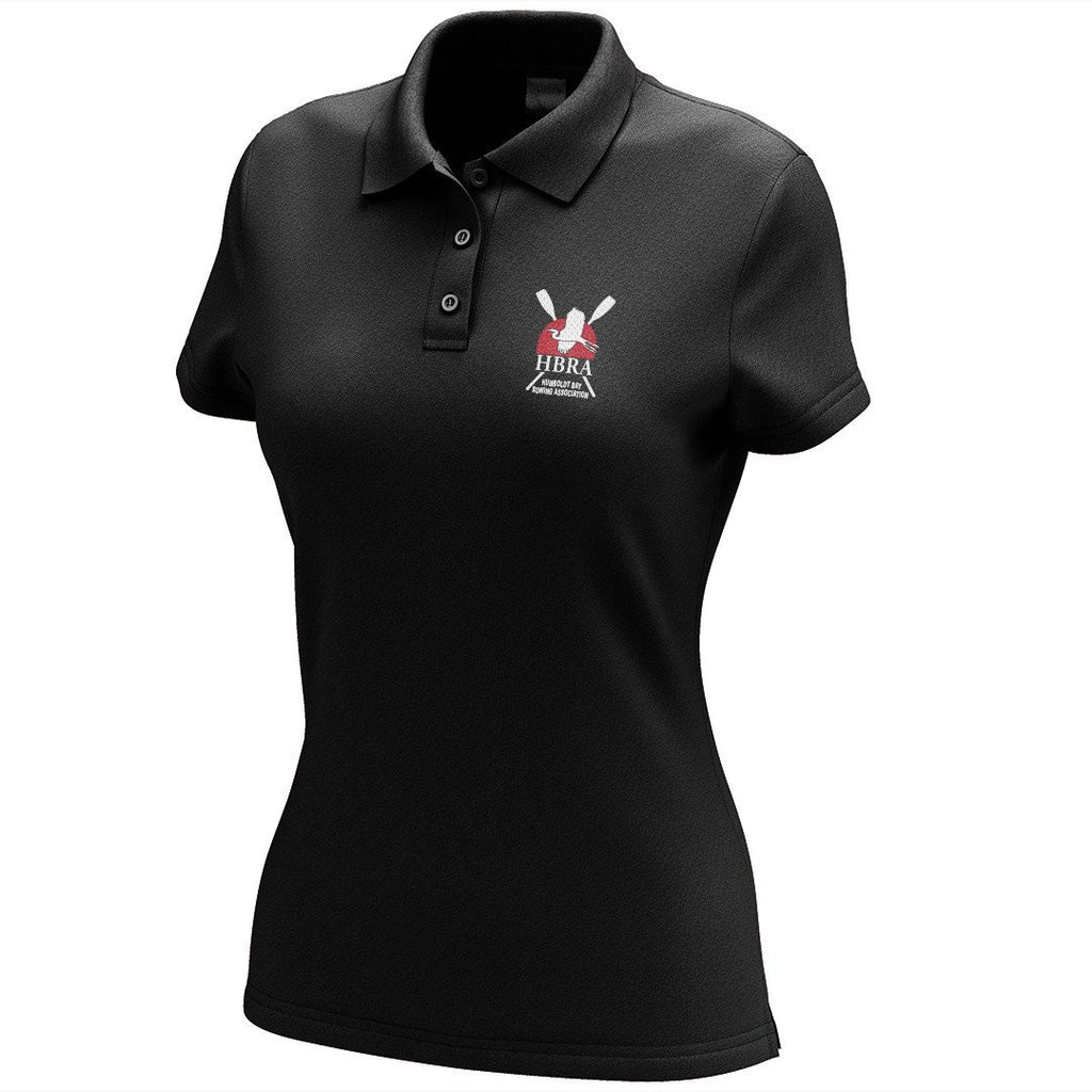 Humboldt Bay Rowing Association Embroidered Performance Ladies Polo