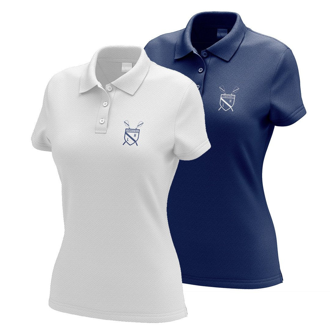 Litchfield Hills Rowing Club Embroidered Performance Ladies Polo