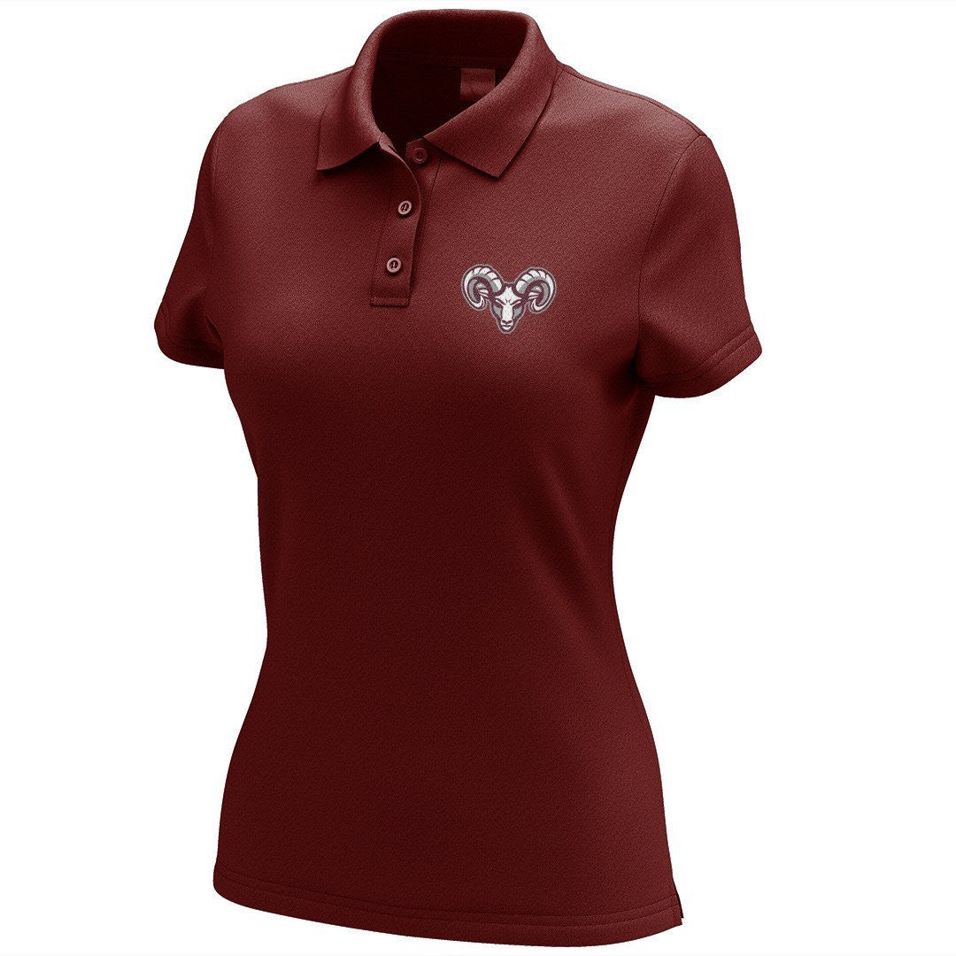 Worcester Academy Embroidered Performance Ladies Polo