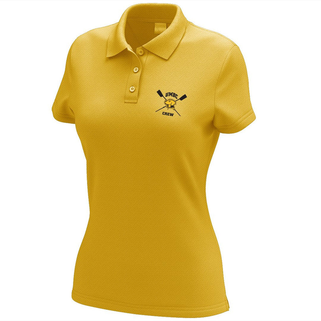 UMBC Crew Embroidered Performance Ladies Polo