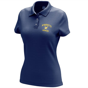 Wyandotte Rowing Embroidered Performance Ladies Polo