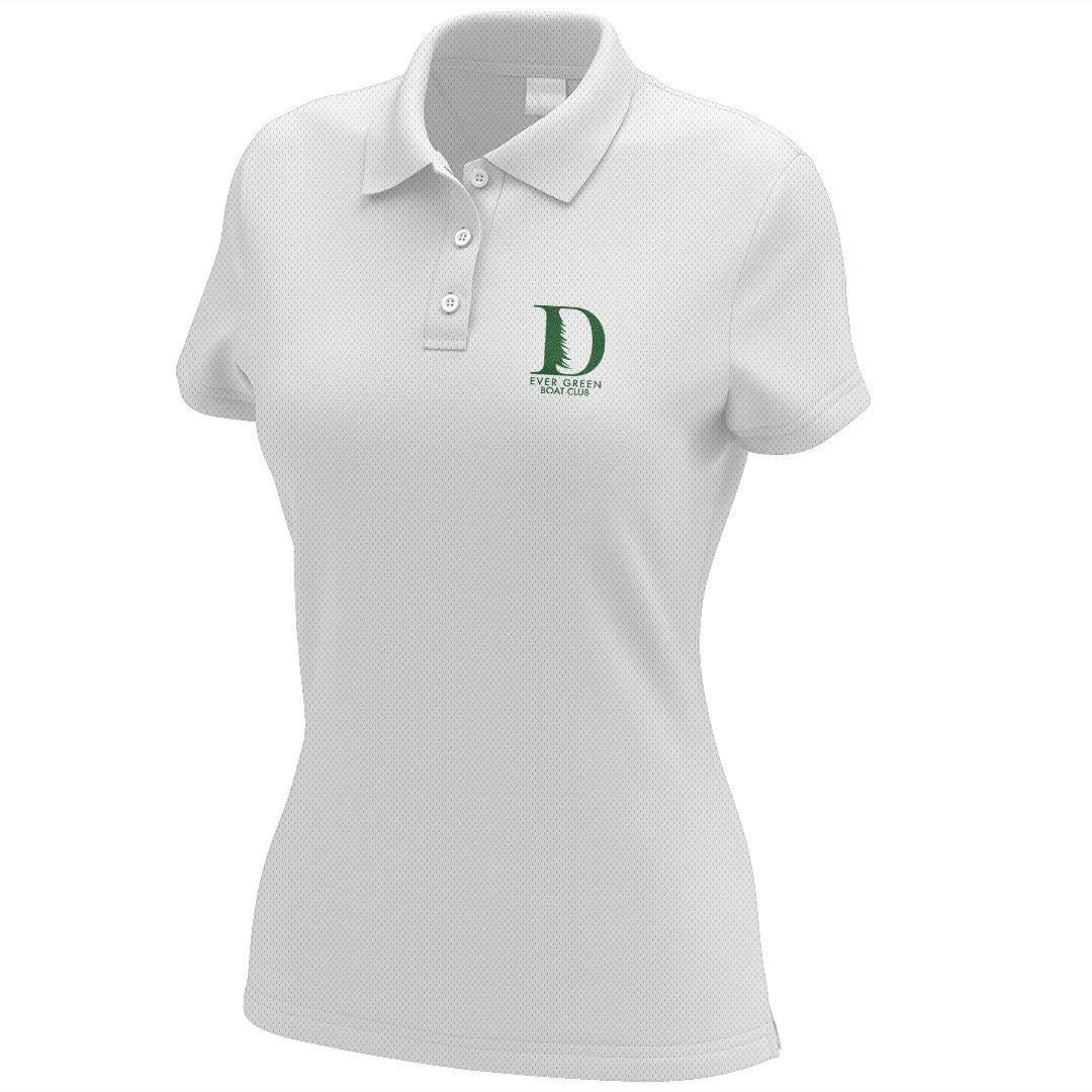 Ever Green Boat Club Embroidered Performance Ladies Polo