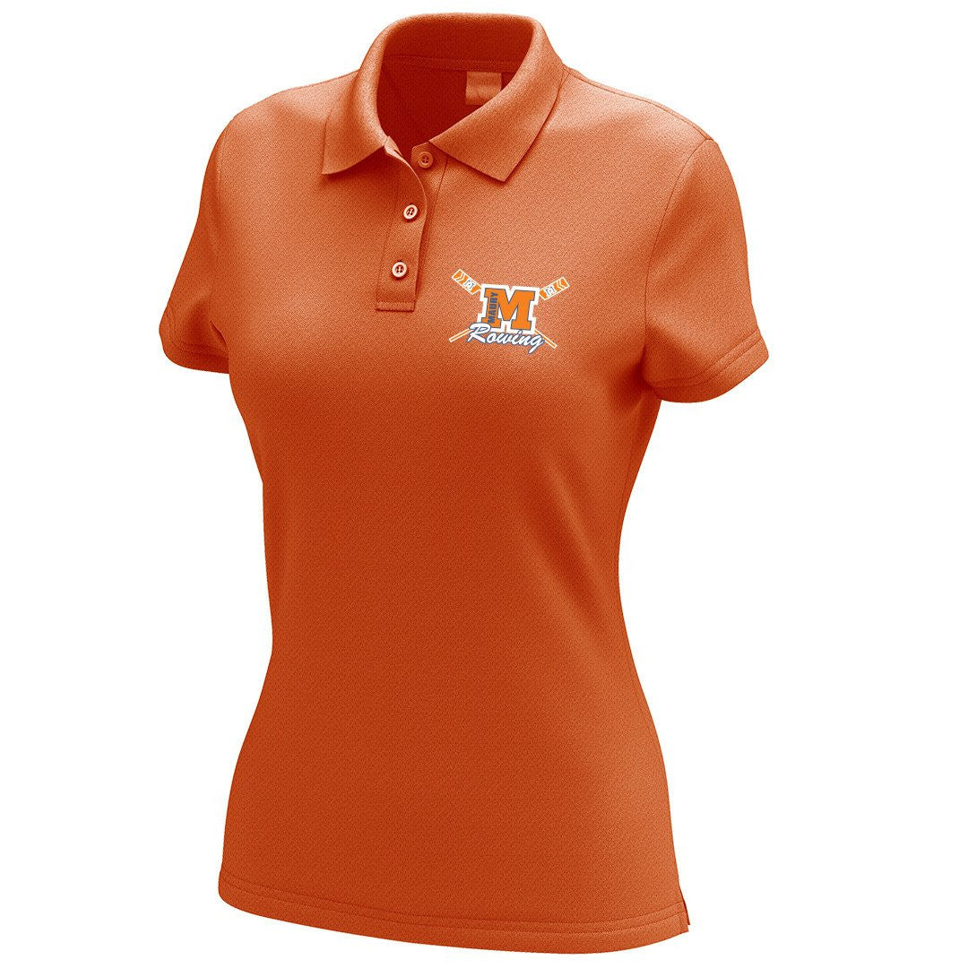 Maury Crew Embroidered Performance Ladies Polo