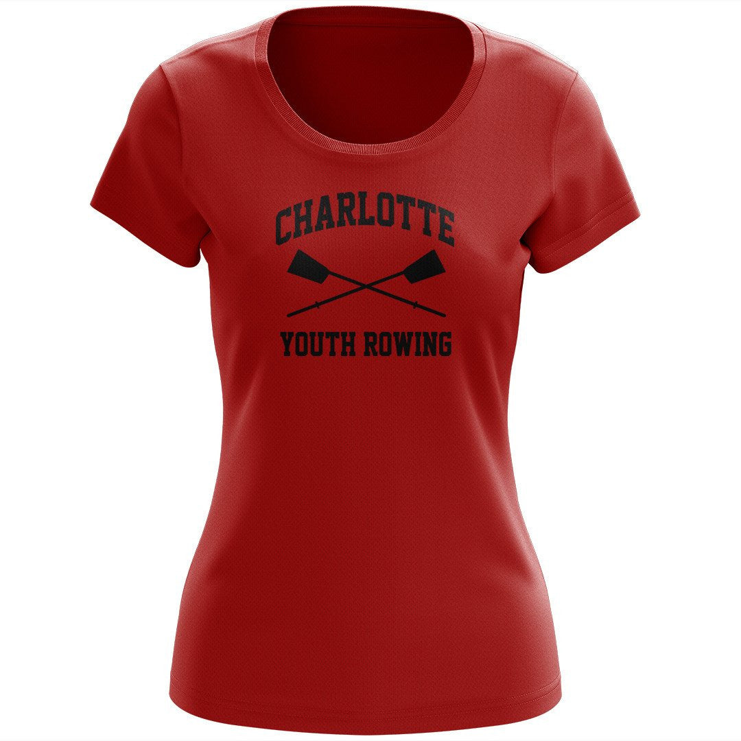 Charlotte Youth Rowing Club Women's Drytex Performance T-Shirt