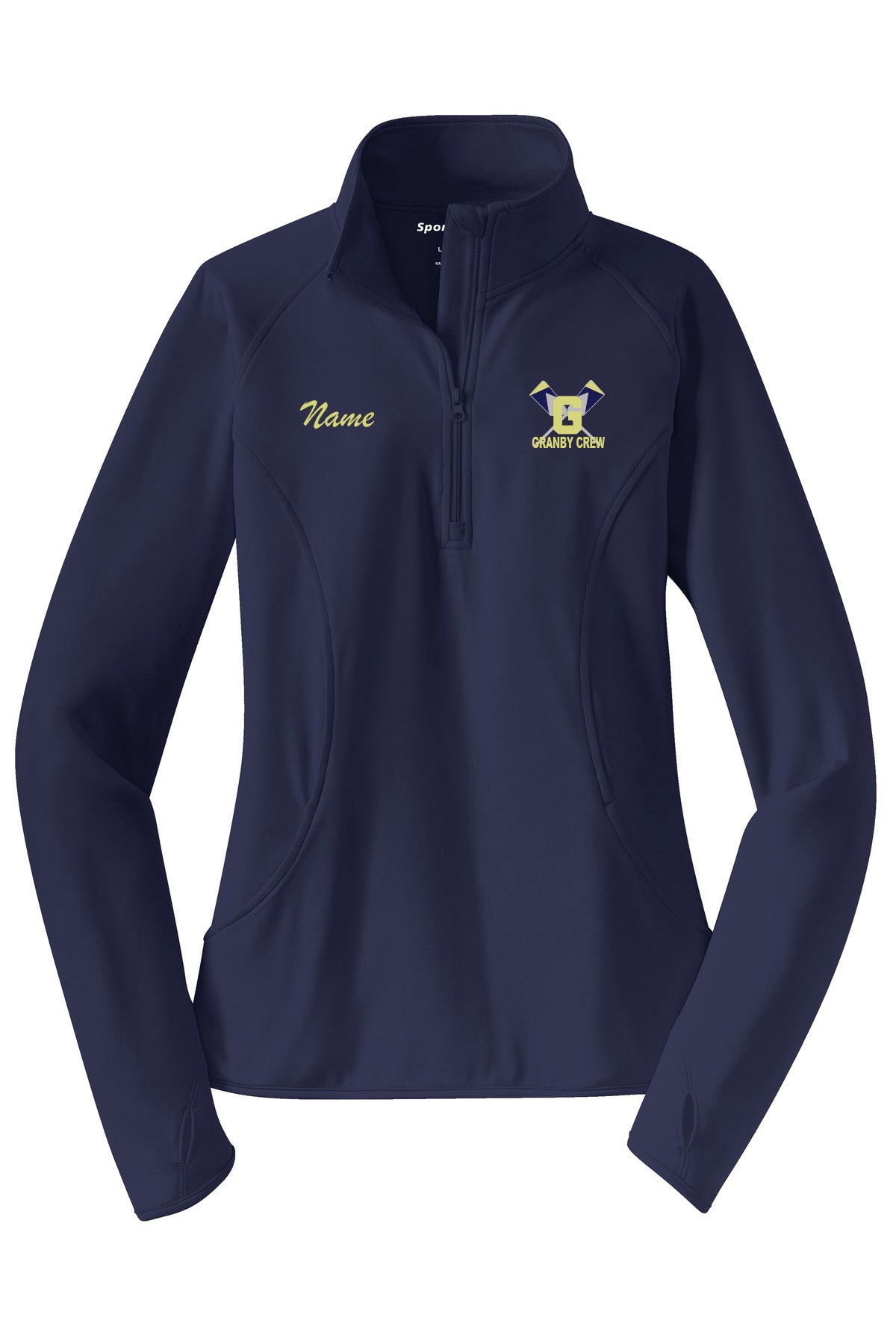 Granby Crew Ladies Pullover Sweatshirt w/ Thumbhole