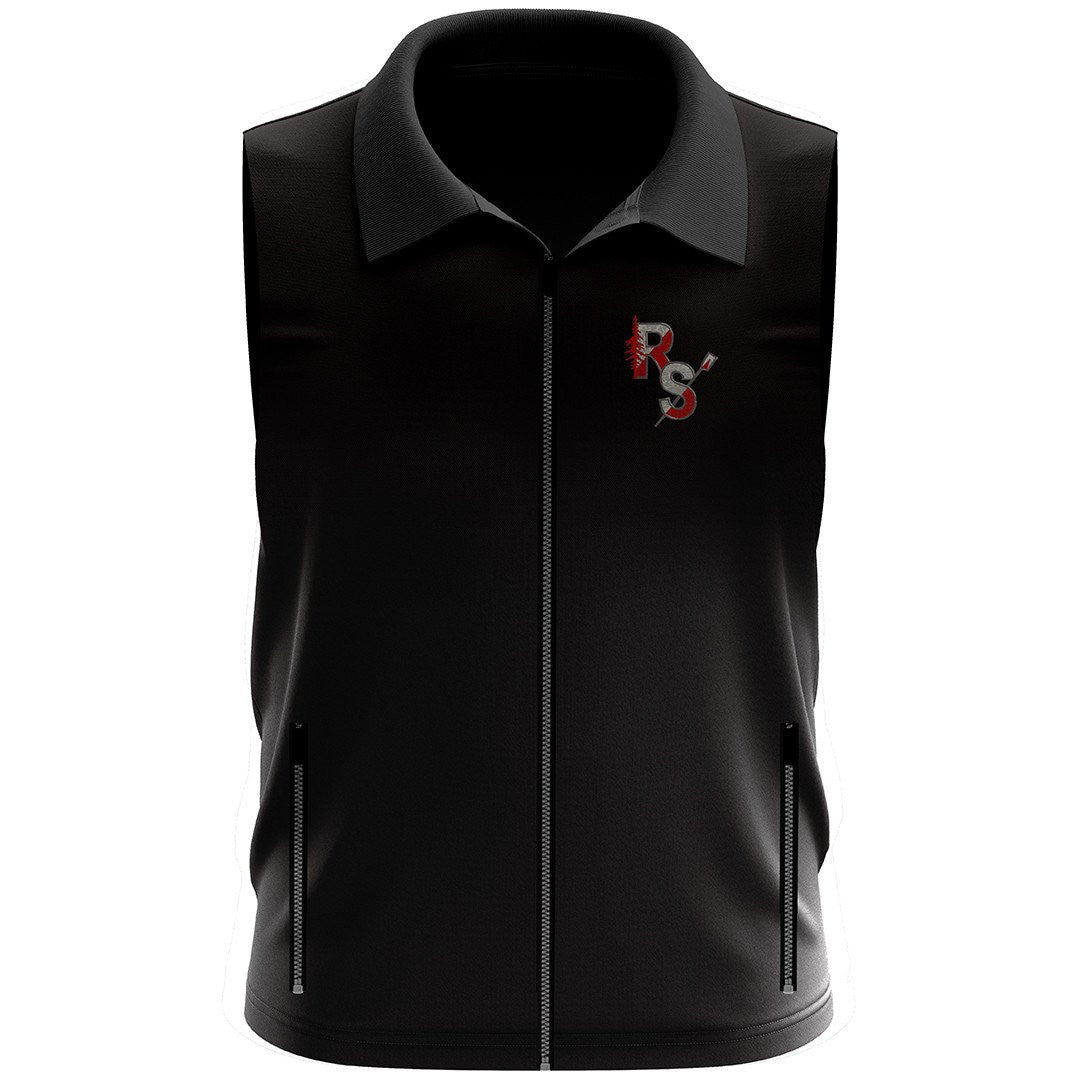 Redwood Scullers Black Fleece Vest