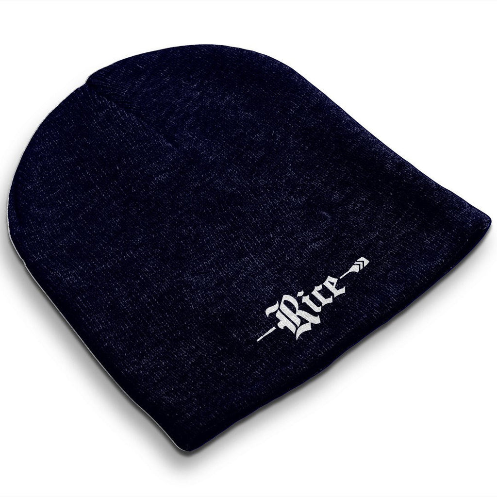 Straight Knit Rice Crew Beanie