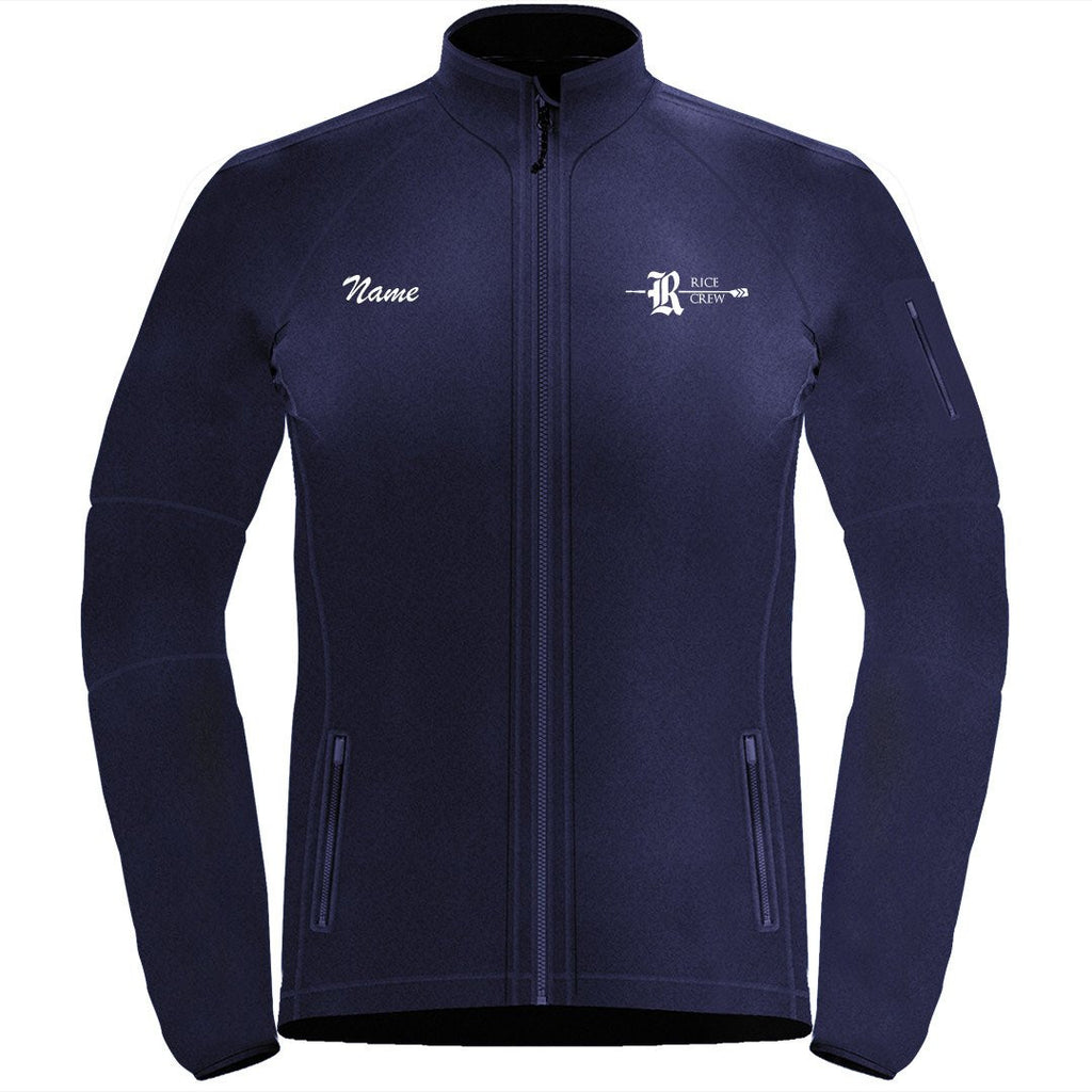 Full Zip Rice Crew Fleece Pullover