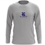 Custom Rice Crew Long Sleeve Cotton T-Shirt