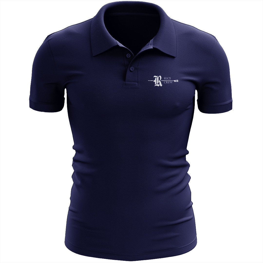 Rice Crew Embroidered Performance Men's Polo