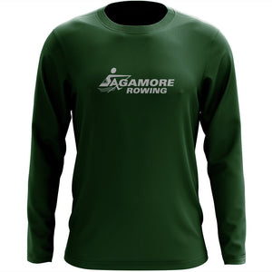 Custom Sagamore Rowing Long Sleeve Cotton T-Shirt