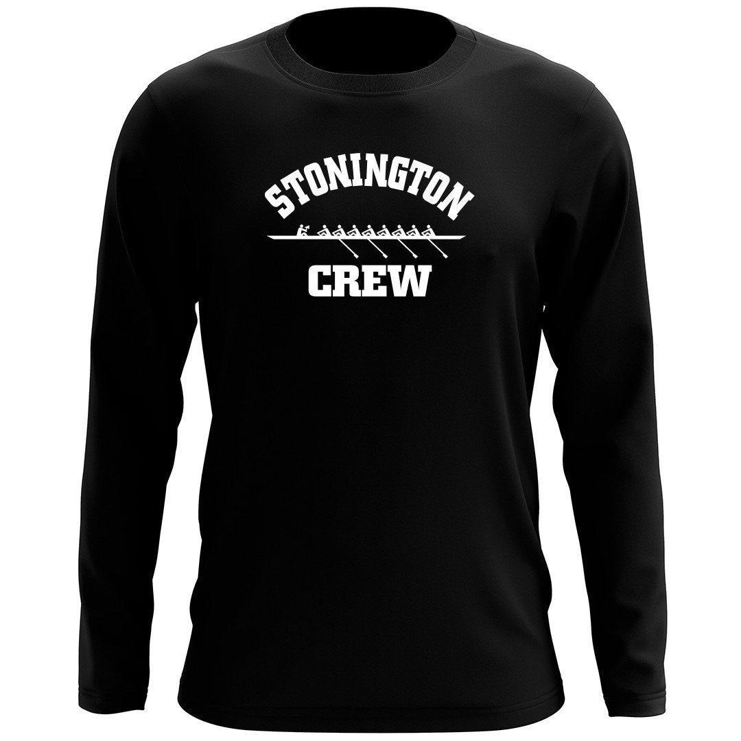 Custom Stonington Crew Men's Long Sleeve Cotton T-Shirt