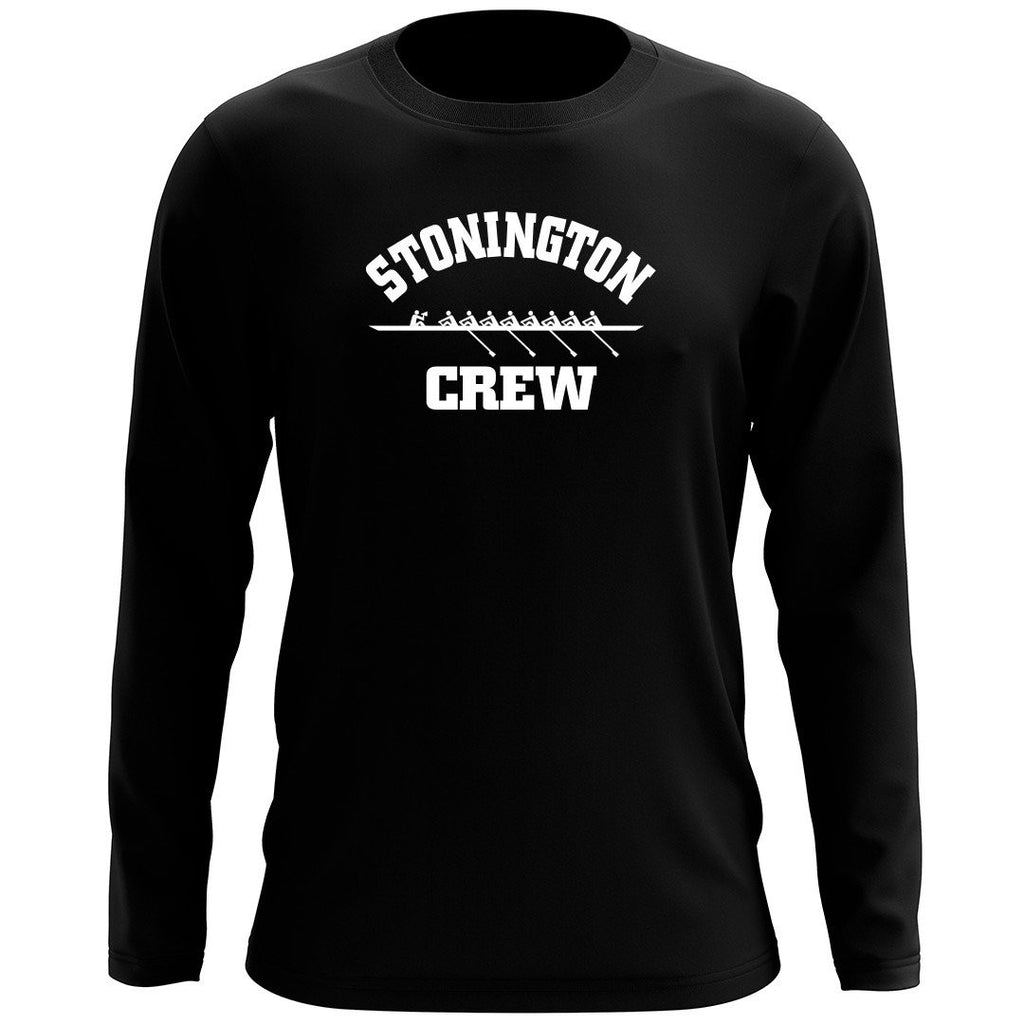 Custom Stonington Crew Men's Long Sleeve Cotton T-Shirt