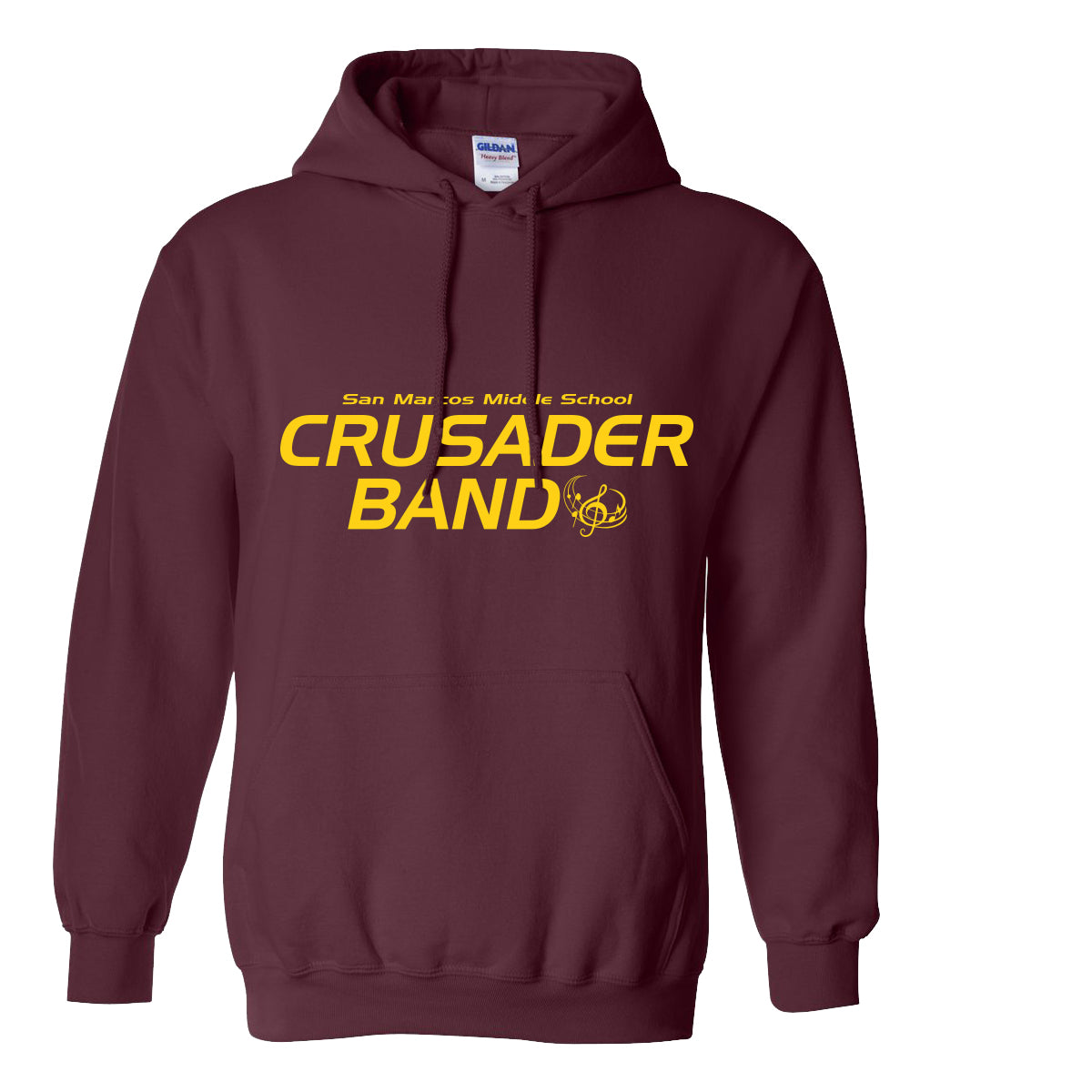 New! 50/50 Hooded SMMS Band Pullover Sweatshirt
