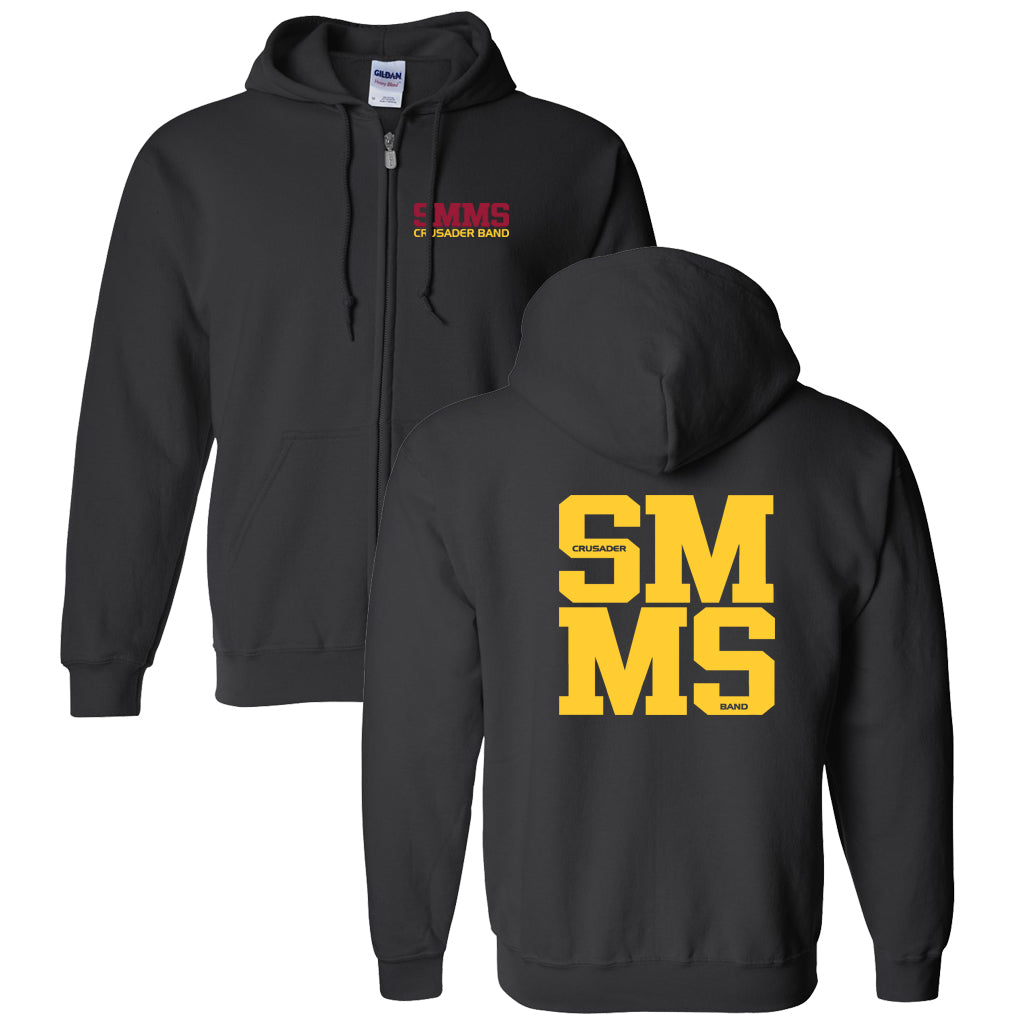 50/50 Full Zip Hooded SMMS Band Sweatshirt