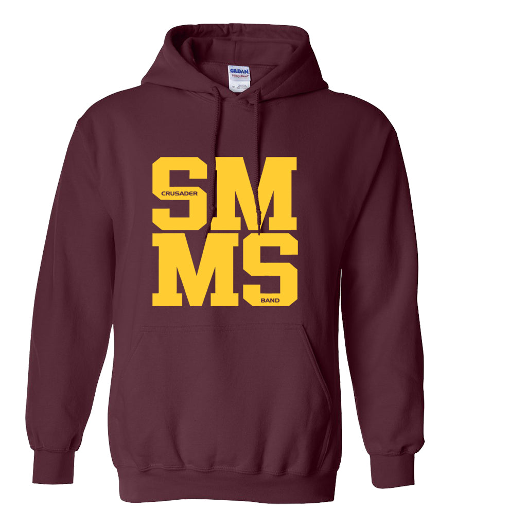 50/50 Hooded SMMS Band Pullover Sweatshirt