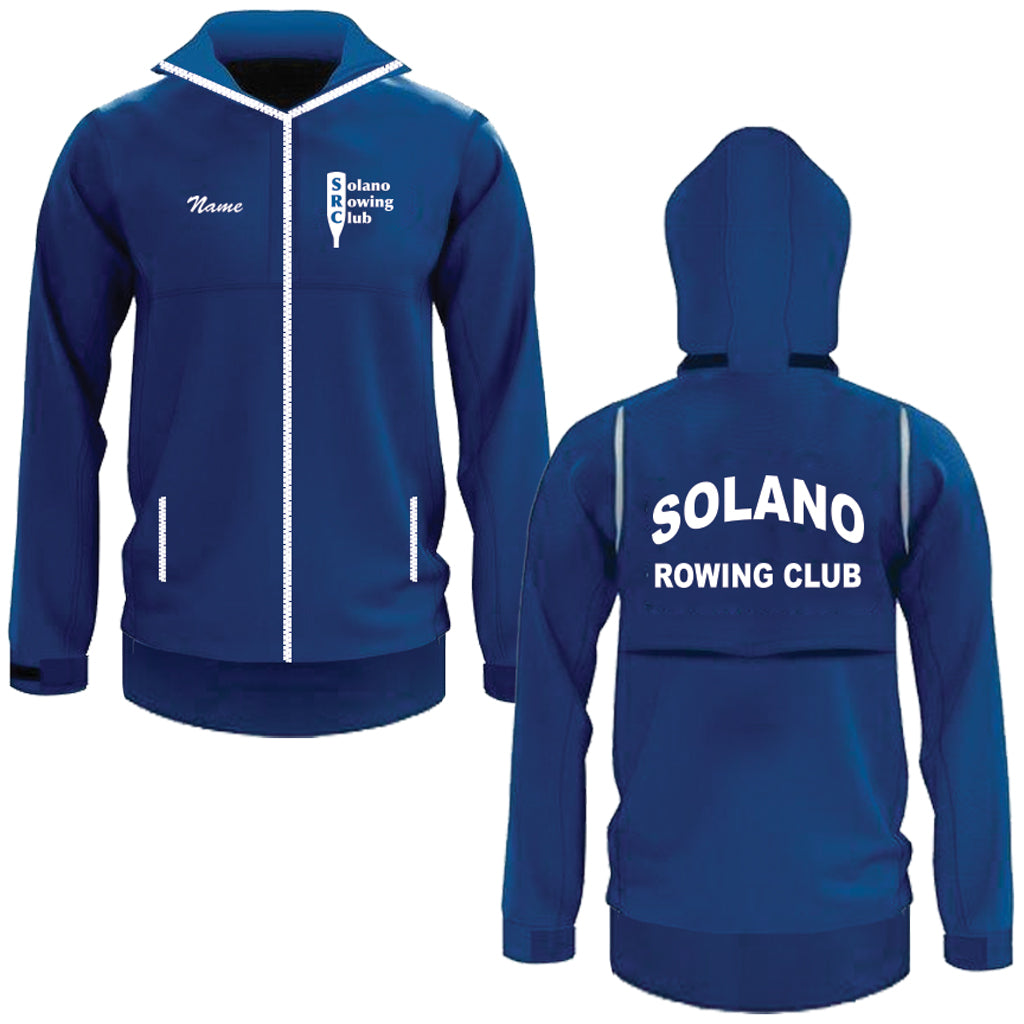 Solano Rowing Club - HydroTex Lite Hooded Splash Full Zip Jacket