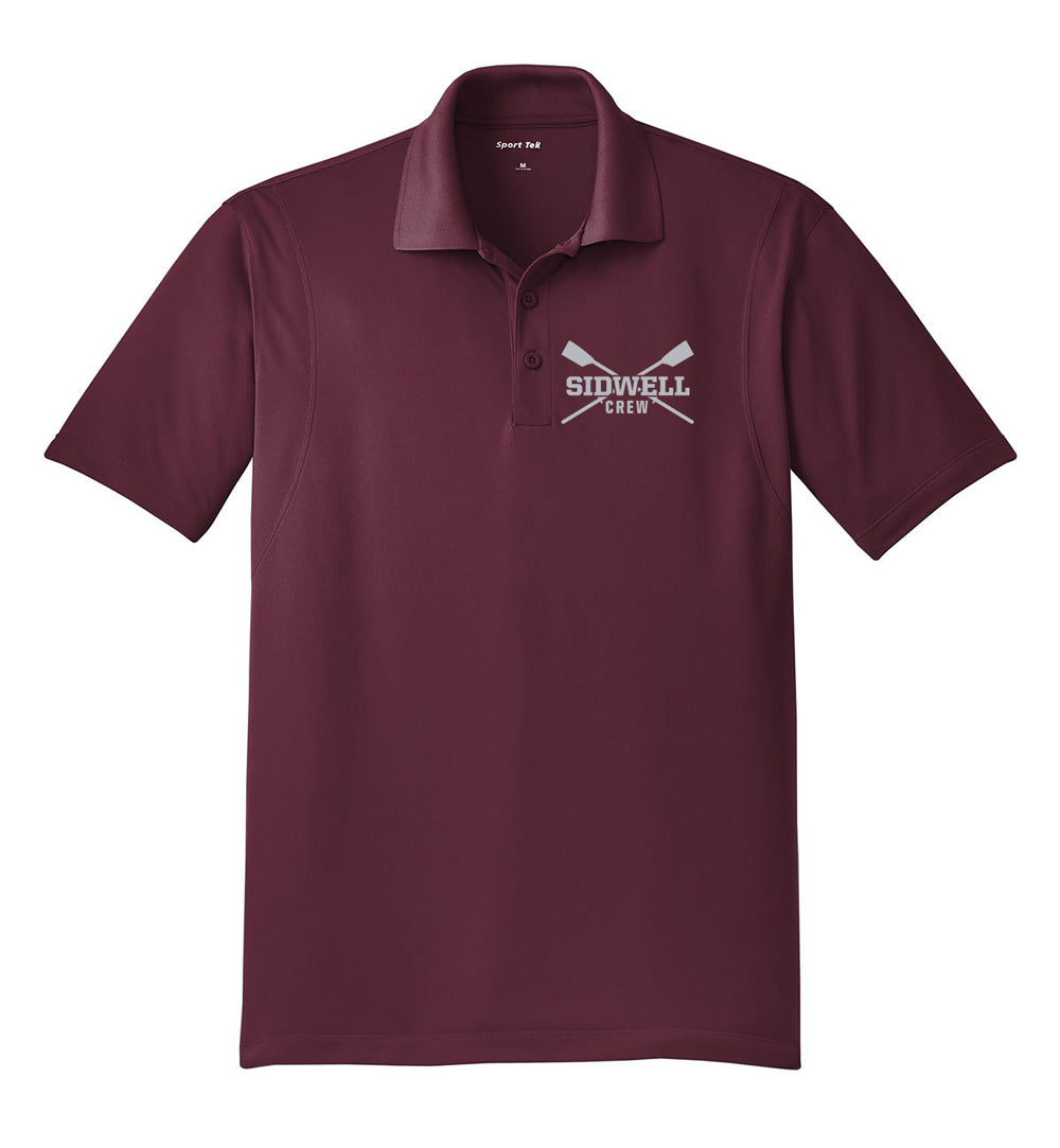 Sidwell Friends Rowing Embroidered Performance Men's Polo