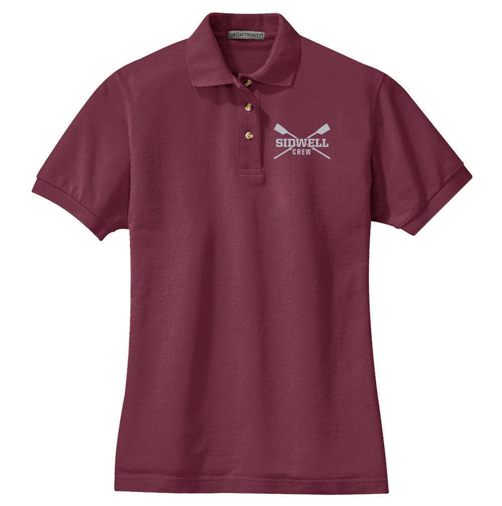 Sidwell Friends Rowing Ladies Cotton Polo