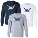 Custom Parkersburg South Crew Long Sleeve Cotton T-Shirt