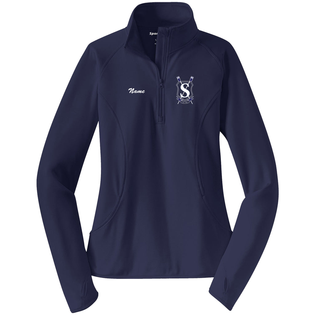Parkersburg South Crew Ladies Performance Pullover w/ Thumbhole