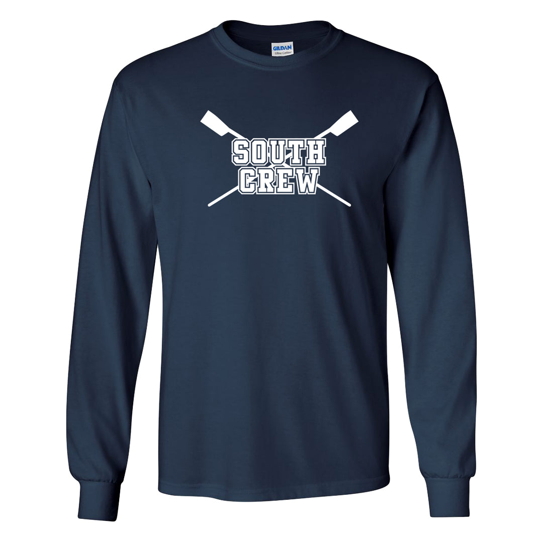 Custom Parkersburg South Crew Long Sleeve Cotton T-Shirt