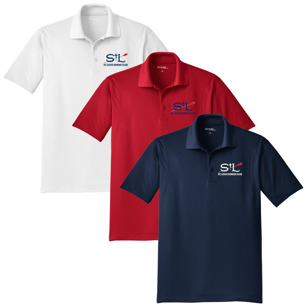 St. Louis Rowing Club Embroidered Performance Men's Polo
