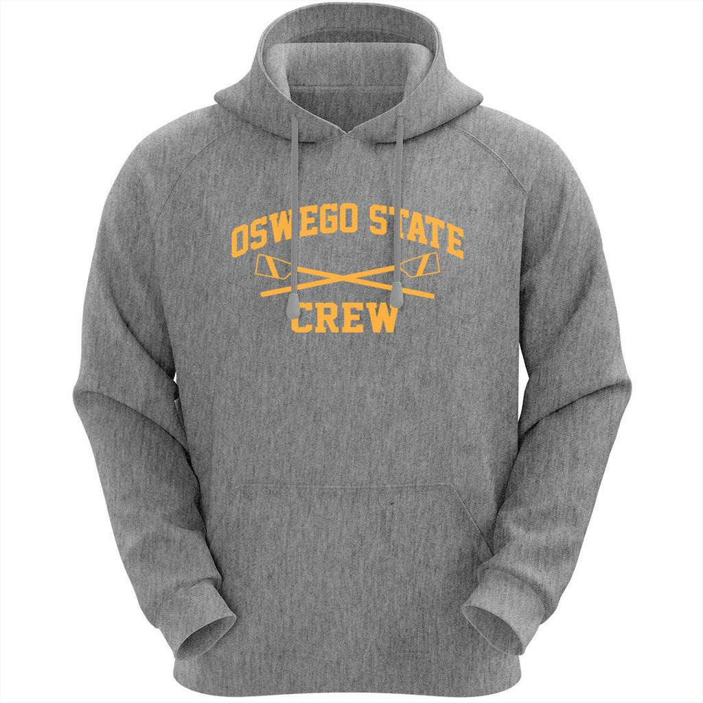 50/50 Hooded Oswego State Crew Pullover Sweatshirt