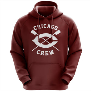 50/50 Hooded University of Chicago Crew Pullover Sweatshirt