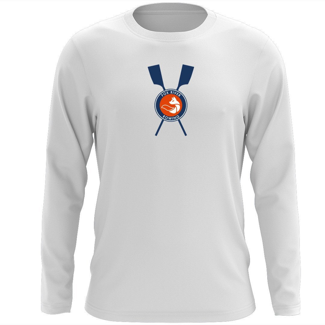 Custom Fox River Rowing Association Long Sleeve Cotton T-Shirt
