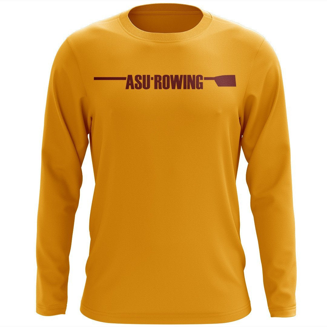 Custom Arizona State Rowing Long Sleeve Cotton T-Shirt