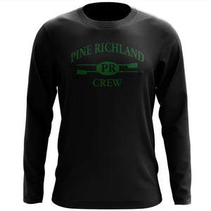 Custom Pine Richland Crew Long Sleeve Cotton T-Shirt