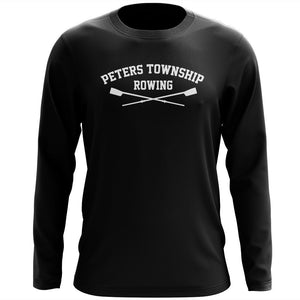 Custom Peters Township Rowing Club Long Sleeve Cotton T-Shirt