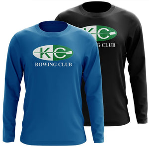 Custom Kansas City Rowing Club Long Sleeve Cotton T-Shirt