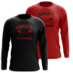 Custom Charlotte Youth Rowing Club Long Sleeve Cotton T-Shirt