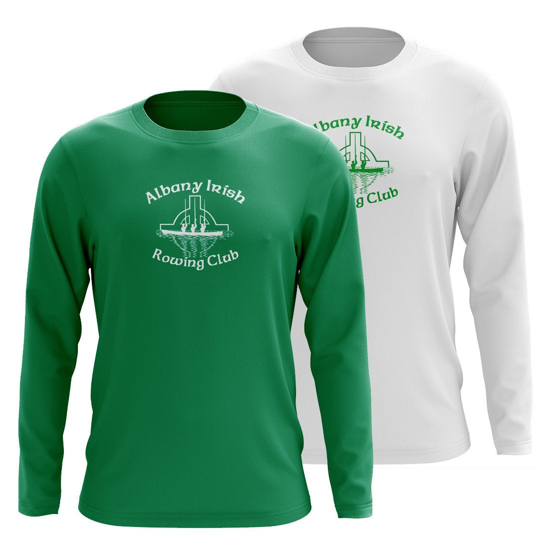 Custom Albany Irish Rowing Club Long Sleeve Cotton T-Shirt